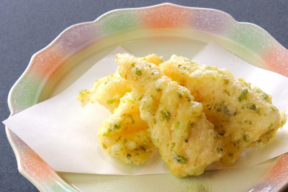竹の子の磯辺揚げ